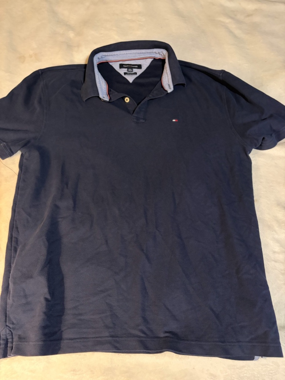 Tommy Hilfiger Men’s Navy Short-Sleeve Polo